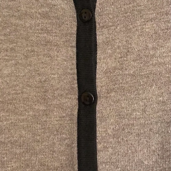 Vintage Yarnworks Cardigan Gray and Black Sweater Size M - Picture 4 of 5